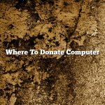 Where To Donate Computer