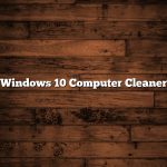 Windows 10 Computer Cleaner