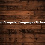 Best Computer Languages To Learn