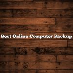 Best Online Computer Backup