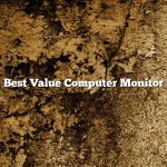 Best Value Computer Monitor