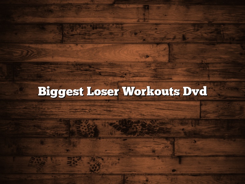 Biggest Loser Workouts Dvd