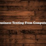 Business Texting From Computer