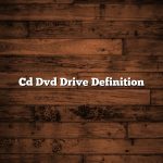 Cd Dvd Drive Definition