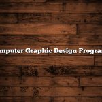 Computer Graphic Design Programs