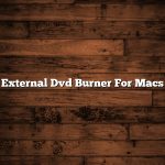 External Dvd Burner For Macs