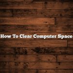 How To Clear Computer Space