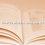 How To Make A Bootable Cd