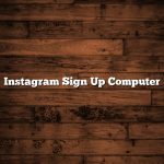 Instagram Sign Up Computer