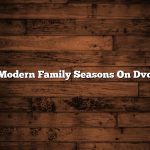 Modern Family Seasons On Dvd